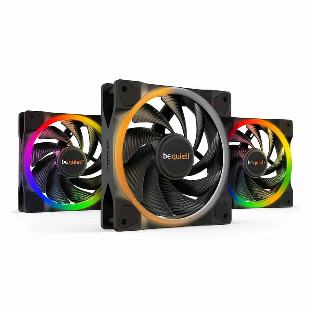 (image for) be quiet! Light Wings 120mm ARGB PWM High Speed Triple Fan Pack